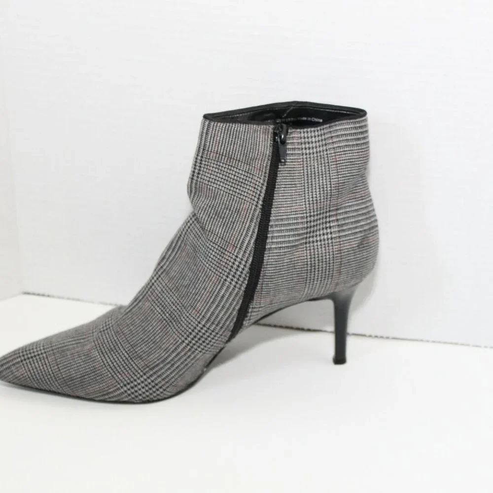Cabi Dandy Plaid Pointed Toe Ankle Boot H12528 Booties Women's Size 11 H12528 - Picture 6 of 12